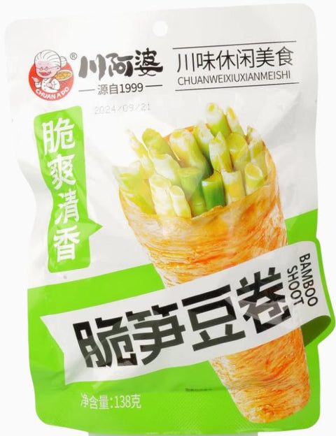 川阿婆 脆笋豆卷118g (30 per case)