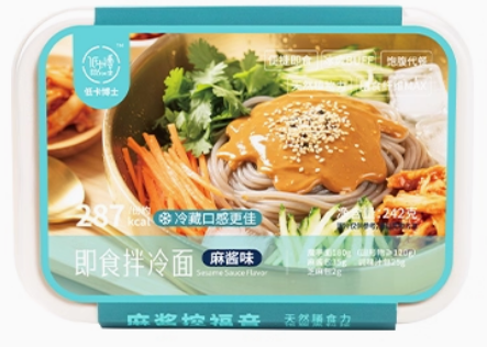 低卡博士 即食拌冷面麻酱味242g (16 per case)