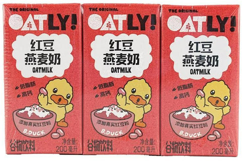 OATLY 红豆燕麦奶200ml三联包(秋冬季节品) (8 per case)