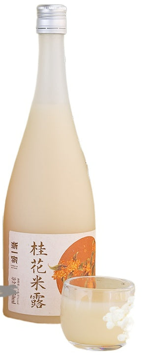 浙一家 鲜酿桂花米露375ml (12 per case)