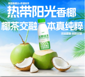 运岳 冰椰抹茶果汁饮料281ml(15 per case)